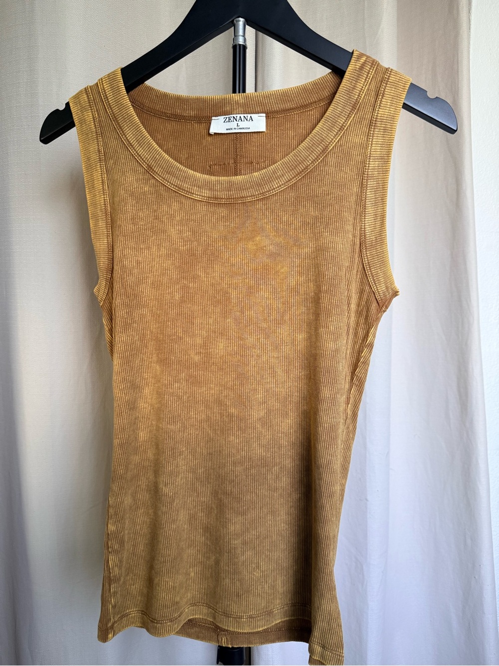 NEW Zenana Outfitters Women's Long Ribbed Tank Top - Small, Medium and Large